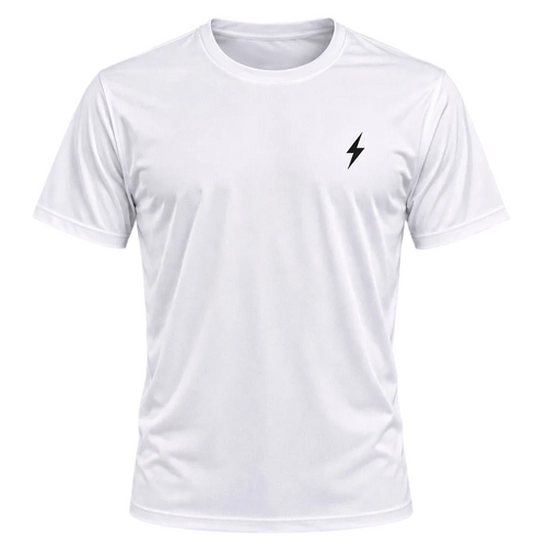 Lightning Bolt Dri-Power Polyester T-Shirt – Lightweight Athletic Tee