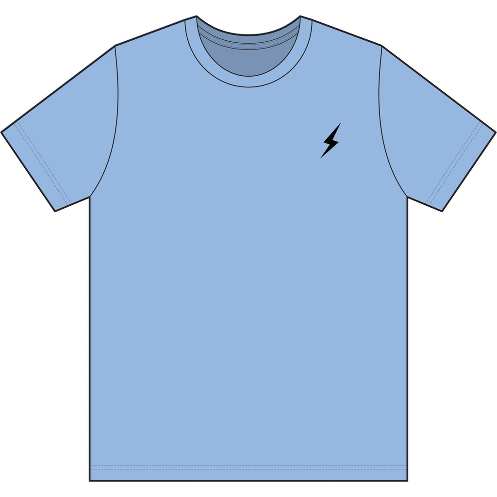 Lightning Bolt Dri-Power Polyester T-Shirt – Lightweight Athletic Tee