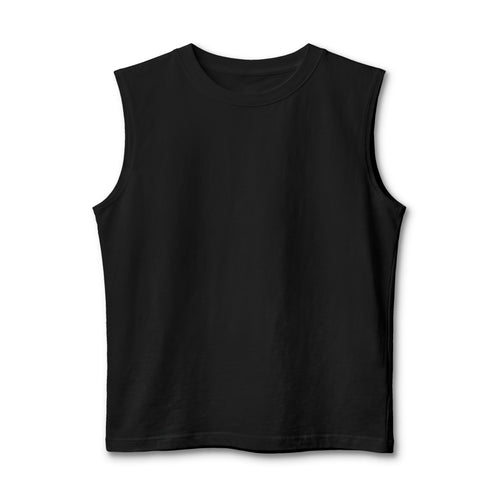 Ripped Gymwear Muscle Tank — Minimal Lightning Logo & Backbodybuilder Design
